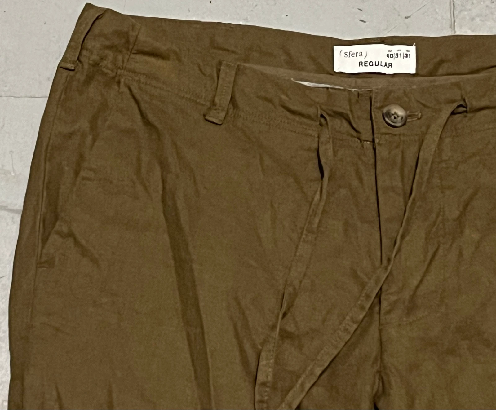 Cotton linen khaki pants – photo 7